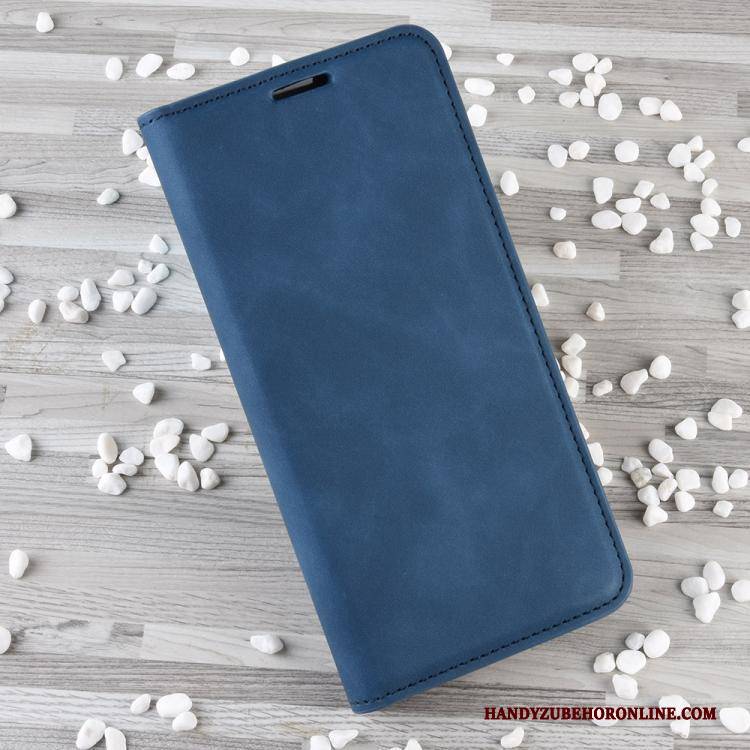 Hülle Huawei P40 Lite Geldbörse Business Handyhüllen, Case Huawei P40 Lite Folio Grau Karte