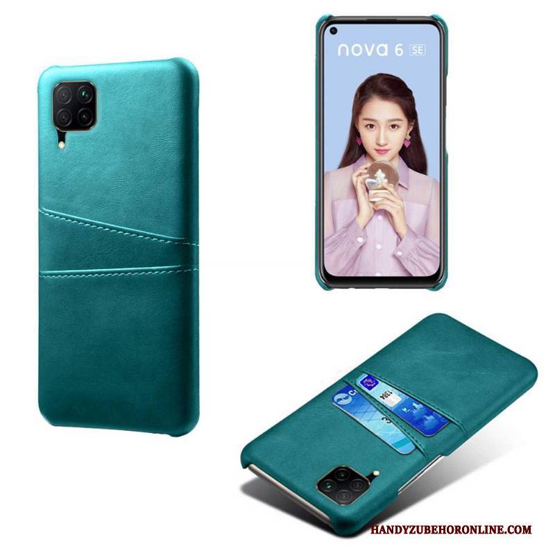 Hülle Huawei P40 Lite Kreativ Handyhüllen Persönlichkeit, Case Huawei P40 Lite Lederhülle Schlank Schwer