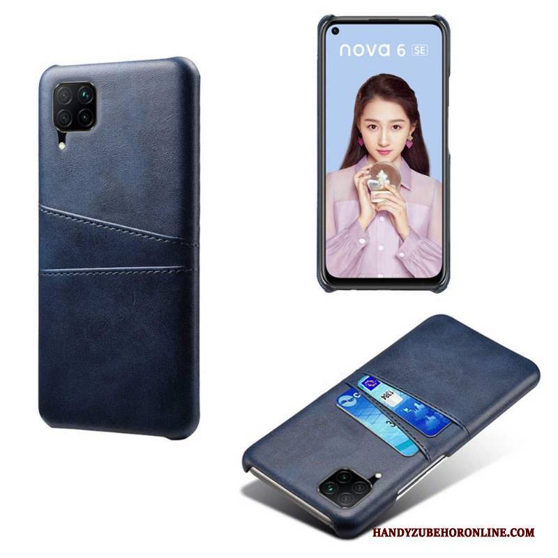 Hülle Huawei P40 Lite Kreativ Handyhüllen Persönlichkeit, Case Huawei P40 Lite Lederhülle Schlank Schwer