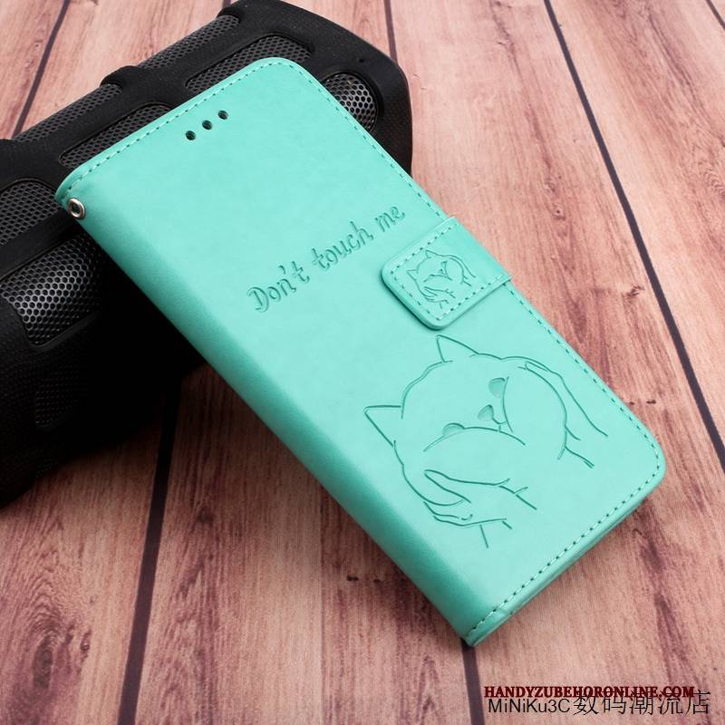 Hülle Huawei P40 Lite Lederhülle Handyhüllen Katzen, Case Huawei P40 Lite Folio Nette Lila