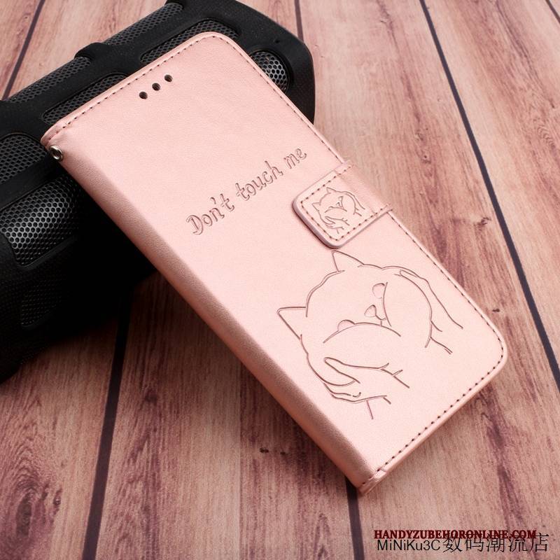 Hülle Huawei P40 Lite Lederhülle Handyhüllen Katzen, Case Huawei P40 Lite Folio Nette Lila