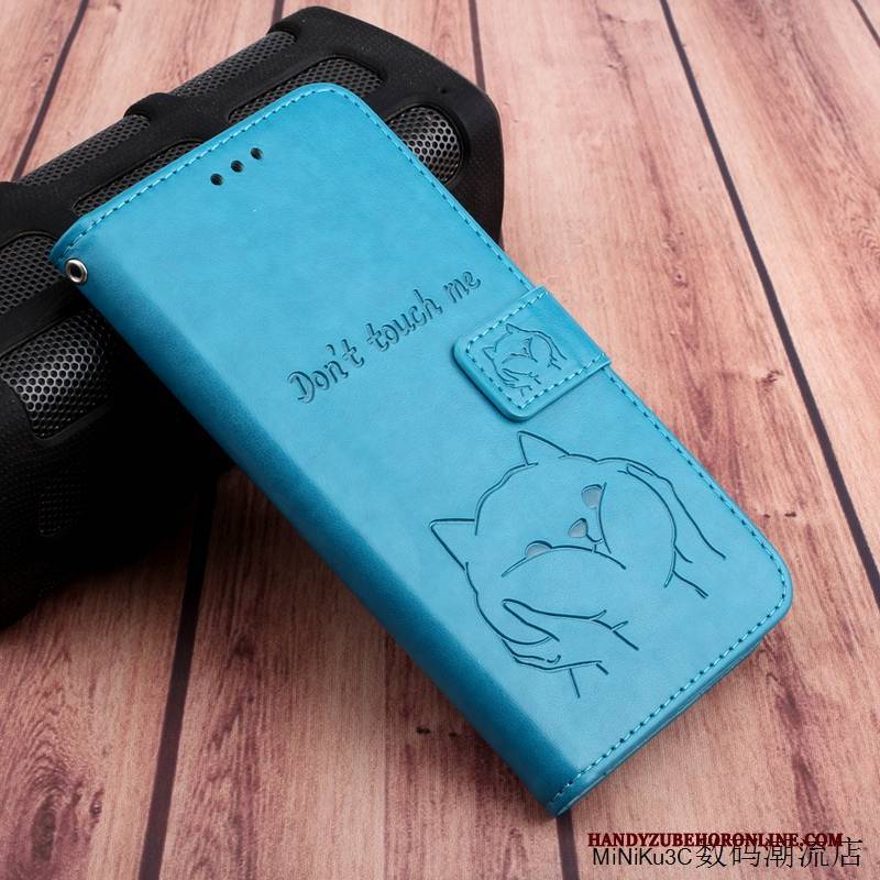 Hülle Huawei P40 Lite Lederhülle Handyhüllen Katzen, Case Huawei P40 Lite Folio Nette Lila