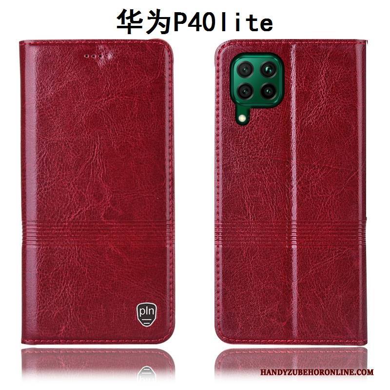 Hülle Huawei P40 Lite Taschen Anti-sturz Handyhüllen, Case Huawei P40 Lite Schutz Blau