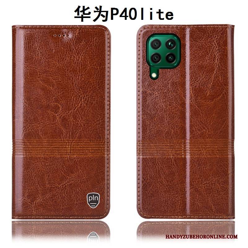 Hülle Huawei P40 Lite Taschen Anti-sturz Handyhüllen, Case Huawei P40 Lite Schutz Blau