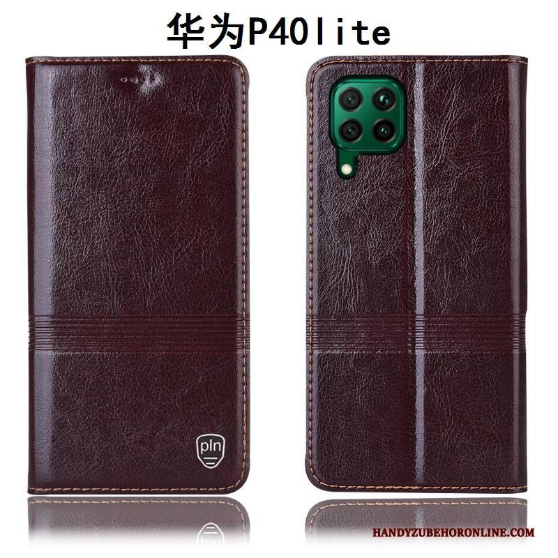 Hülle Huawei P40 Lite Taschen Anti-sturz Handyhüllen, Case Huawei P40 Lite Schutz Blau