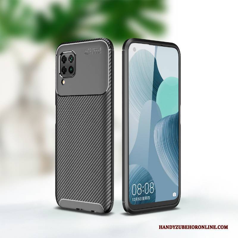 Hülle Huawei P40 Lite Weiche Zubehör Anti-sturz, Case Huawei P40 Lite Schutz Schwarz