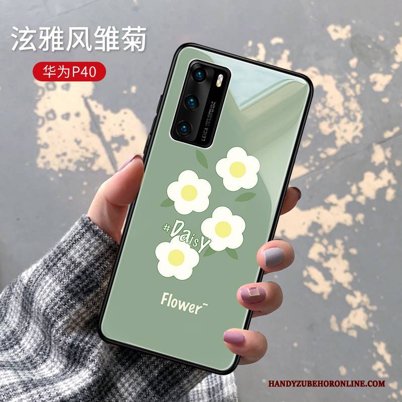 Hülle Huawei P40 Nette Wind, Case Huawei P40 Netto Rot Handyhüllen