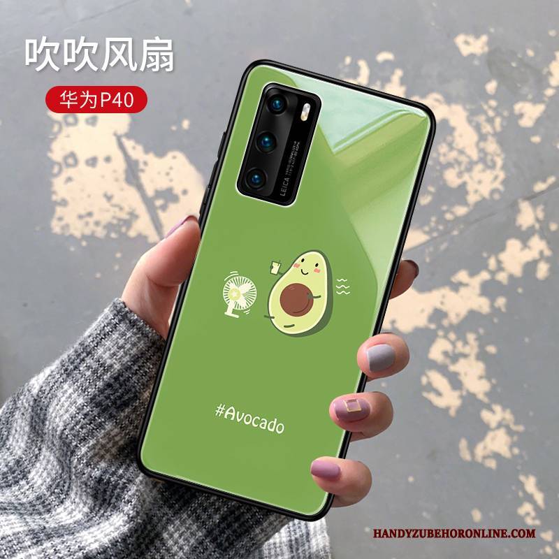 Hülle Huawei P40 Nette Wind, Case Huawei P40 Netto Rot Handyhüllen