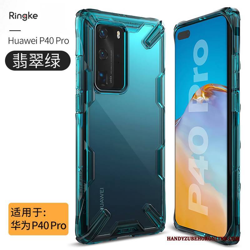 Hülle Huawei P40 Pro Schutz High-end Schwarz, Case Huawei P40 Pro Taschen Handyhüllen Schlank