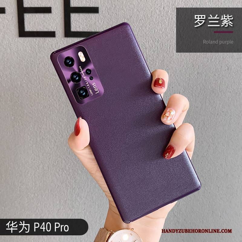 Hülle Huawei P40 Pro Taschen Neu Schwer, Case Huawei P40 Pro Leder Anti-sturz Trendmarke