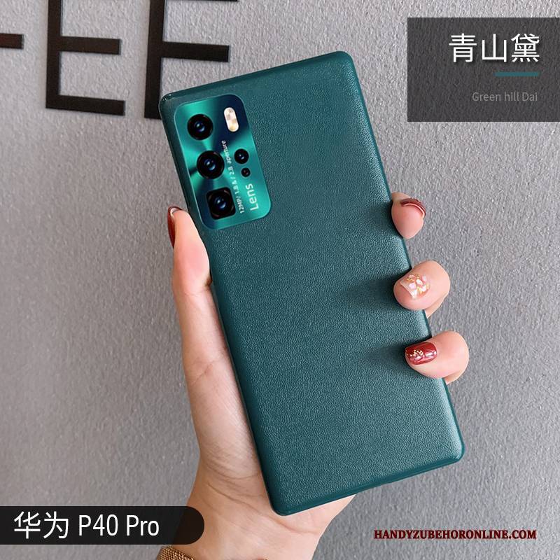 Hülle Huawei P40 Pro Taschen Neu Schwer, Case Huawei P40 Pro Leder Anti-sturz Trendmarke