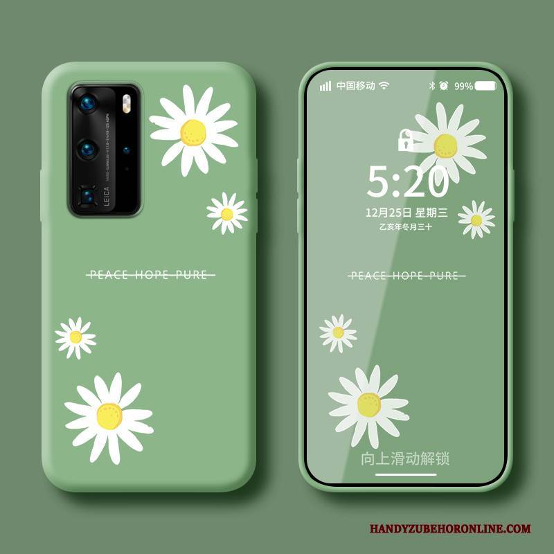 Hülle Huawei P40 Pro Taschen Persönlichkeit Anti-sturz, Case Huawei P40 Pro Schutz Netto Rot Wind