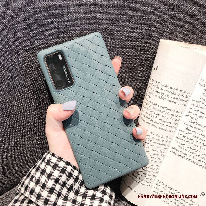 Hülle Huawei P40 Taschen Flecht Atmungsaktiv, Case Huawei P40 Weiche High-end Kühlung