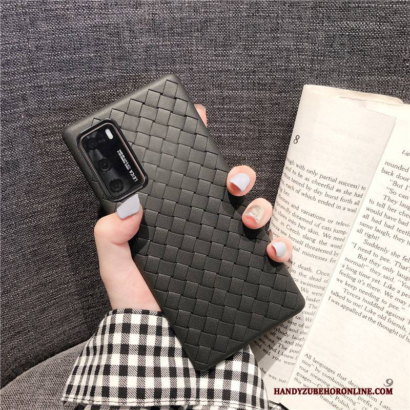 Hülle Huawei P40 Taschen Flecht Atmungsaktiv, Case Huawei P40 Weiche High-end Kühlung