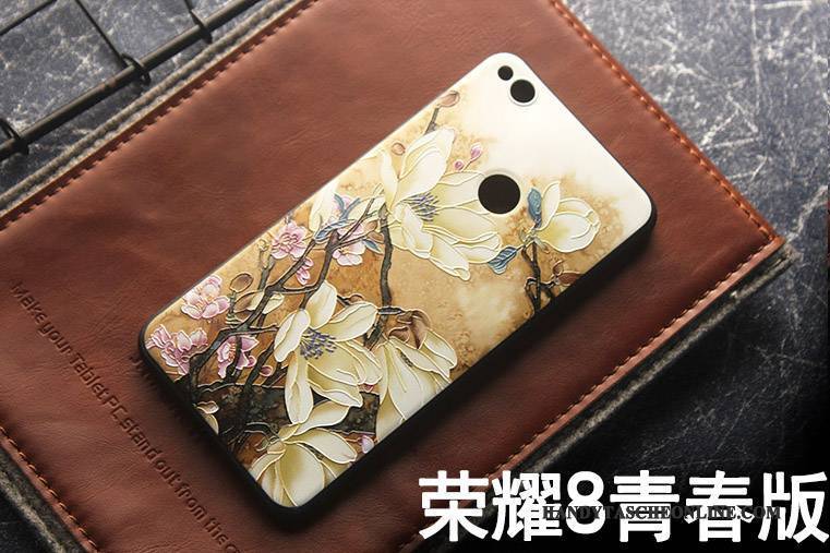 Hülle Huawei P8 Lite 2017 Blumen Persönlichkeit Anti-sturz, Case Huawei P8 Lite 2017 Taschen Hängende Verzierungen Jugend