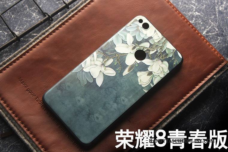 Hülle Huawei P8 Lite 2017 Blumen Persönlichkeit Anti-sturz, Case Huawei P8 Lite 2017 Taschen Hängende Verzierungen Jugend