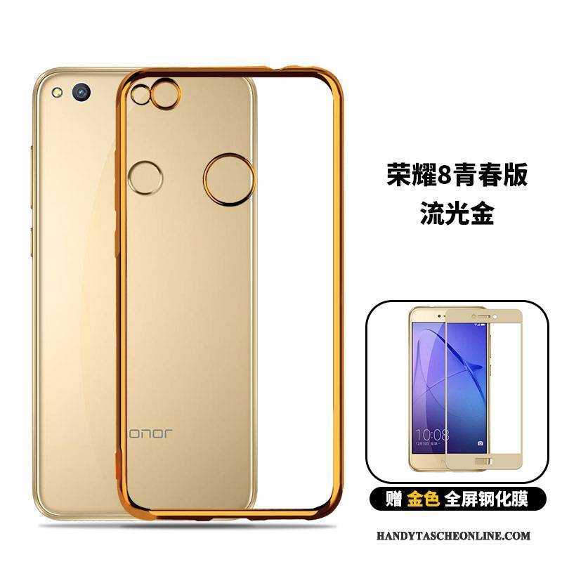 Hülle Huawei P8 Lite 2017 Schutz Handyhüllen Gold, Case Huawei P8 Lite 2017 Jugend