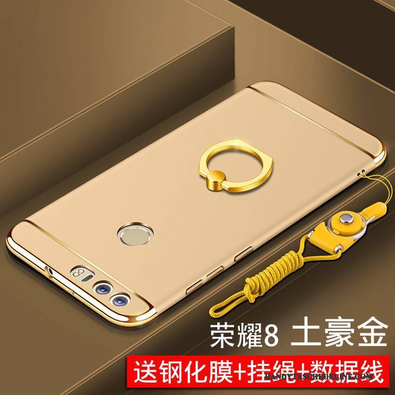 Hülle Huawei P8 Lite 2017 Taschen Anti-sturz Handyhüllen, Case Huawei P8 Lite 2017 Jugend Gold