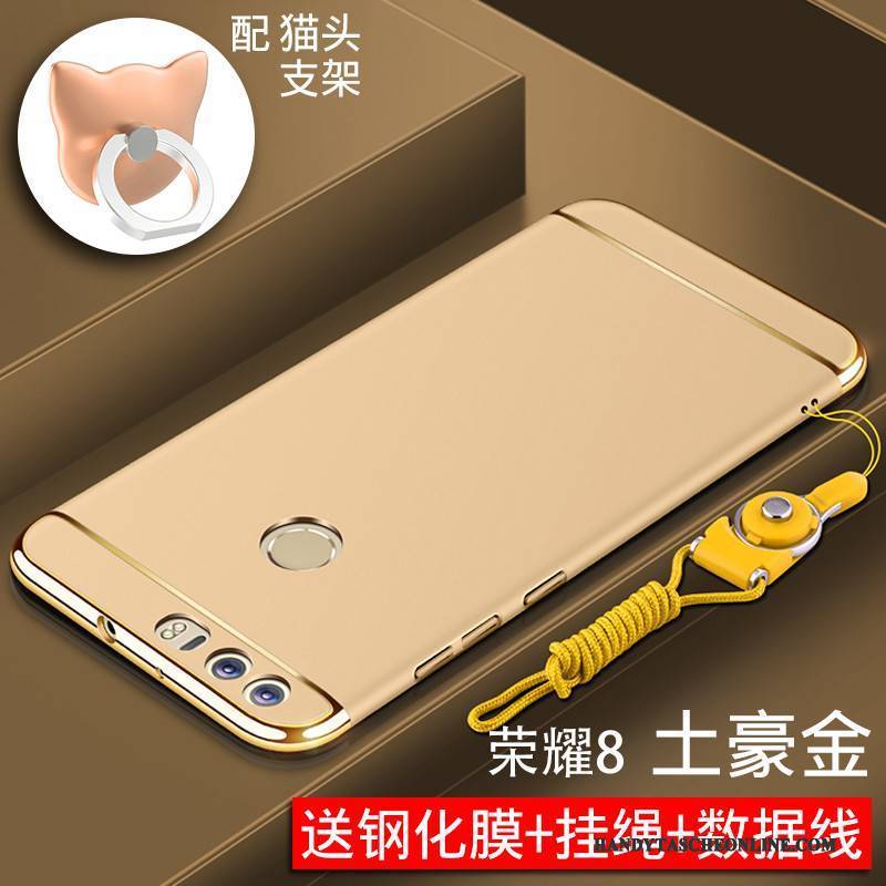 Hülle Huawei P8 Lite 2017 Taschen Anti-sturz Handyhüllen, Case Huawei P8 Lite 2017 Jugend Gold