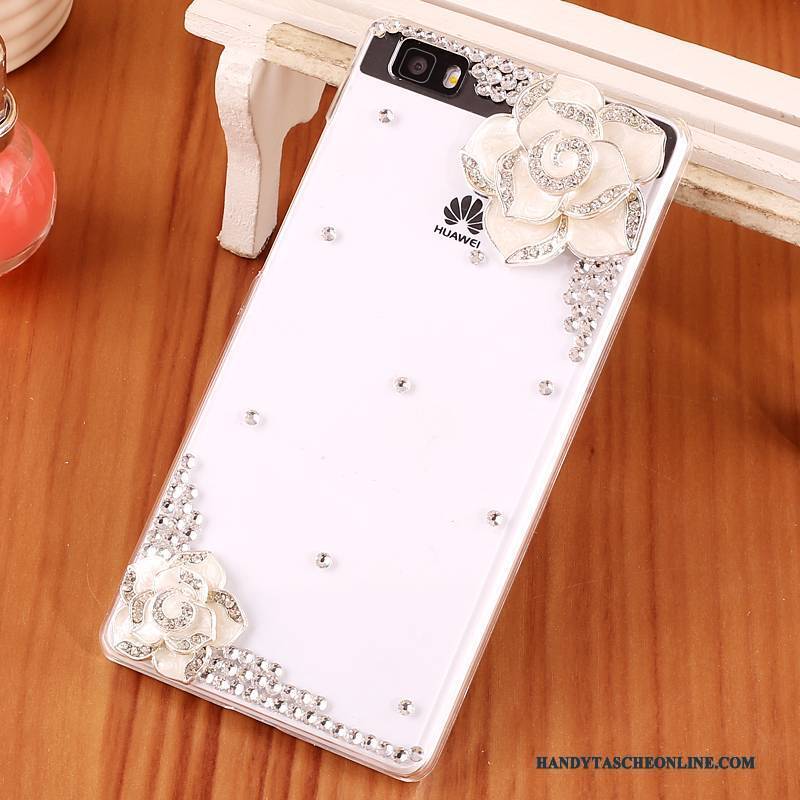 Hülle Huawei P8 Lite Schutz Handyhüllen Blau, Case Huawei P8 Lite Karikatur Jugend Transparent