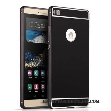 Hülle Huawei P8 Metall Bogen Handyhüllen, Case Huawei P8 Schutz Schlank Hintere Abdeckung