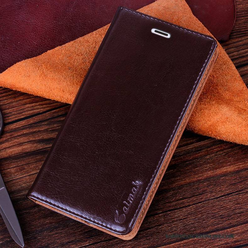 Hülle Huawei P9 Lederhülle Trend Handyhüllen, Case Huawei P9 Schutz Khaki