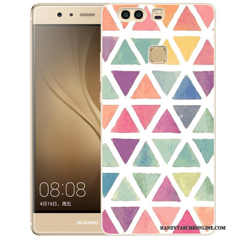 Hülle Huawei P9 Plus Gemalt Rosa Handyhüllen, Case Huawei P9 Plus Weiche