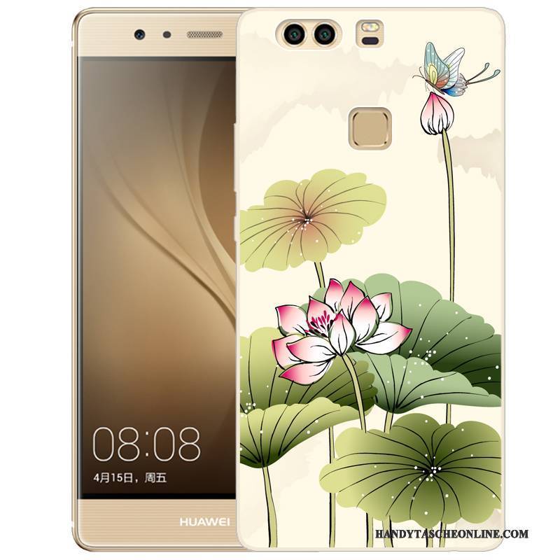 Hülle Huawei P9 Plus Gemalt Rosa Handyhüllen, Case Huawei P9 Plus Weiche