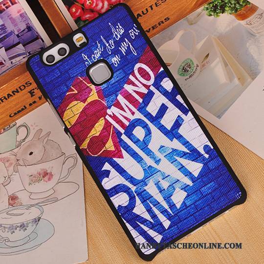 Hülle Huawei P9 Plus Karikatur Dünne Rosa, Case Huawei P9 Plus Kreativ Hintere Abdeckung Grenze