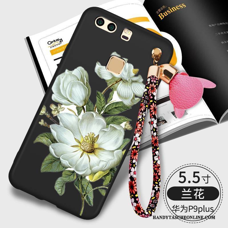 Hülle Huawei P9 Plus Kreativ Rot Trendmarke, Case Huawei P9 Plus Taschen Handyhüllen Persönlichkeit