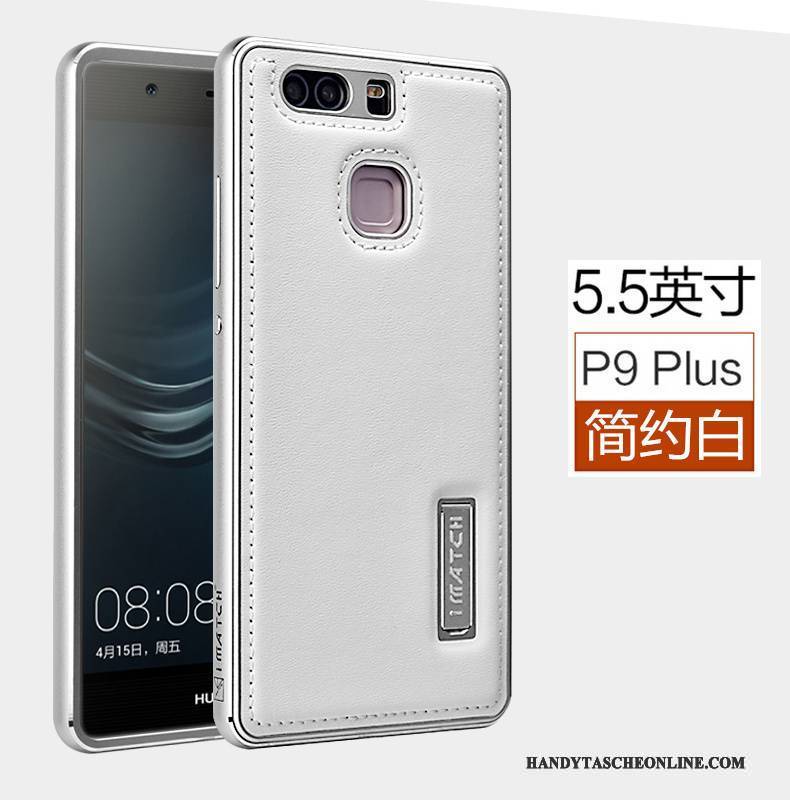 Hülle Huawei P9 Plus Leder Anti-sturz Handyhüllen, Case Huawei P9 Plus Schutz Mesh Business