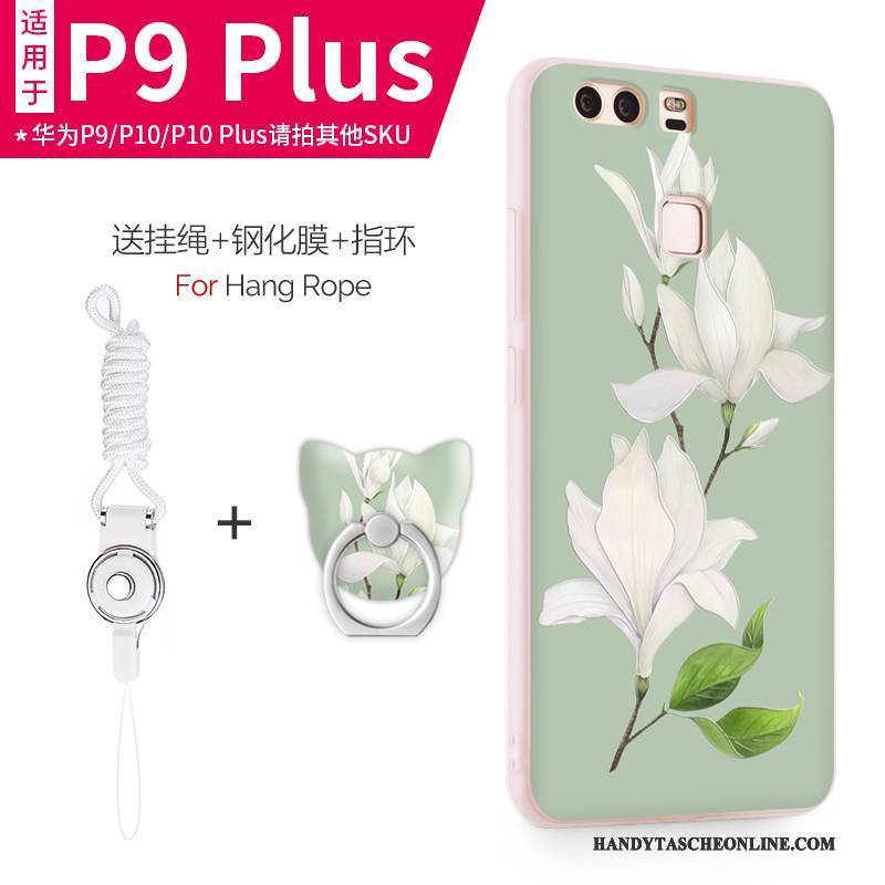 Hülle Huawei P9 Plus Schutz Anti-sturz Schlank, Case Huawei P9 Plus Taschen Handyhüllen Hellblau