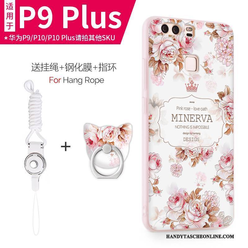 Hülle Huawei P9 Plus Schutz Anti-sturz Schlank, Case Huawei P9 Plus Taschen Handyhüllen Hellblau