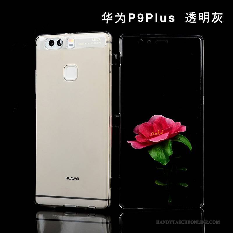 Hülle Huawei P9 Plus Schutz Lichtfarbe Anti-sturz, Case Huawei P9 Plus Folio Handyhüllen Grün