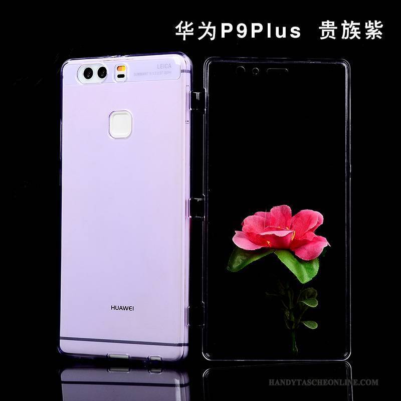 Hülle Huawei P9 Plus Schutz Lichtfarbe Anti-sturz, Case Huawei P9 Plus Folio Handyhüllen Grün