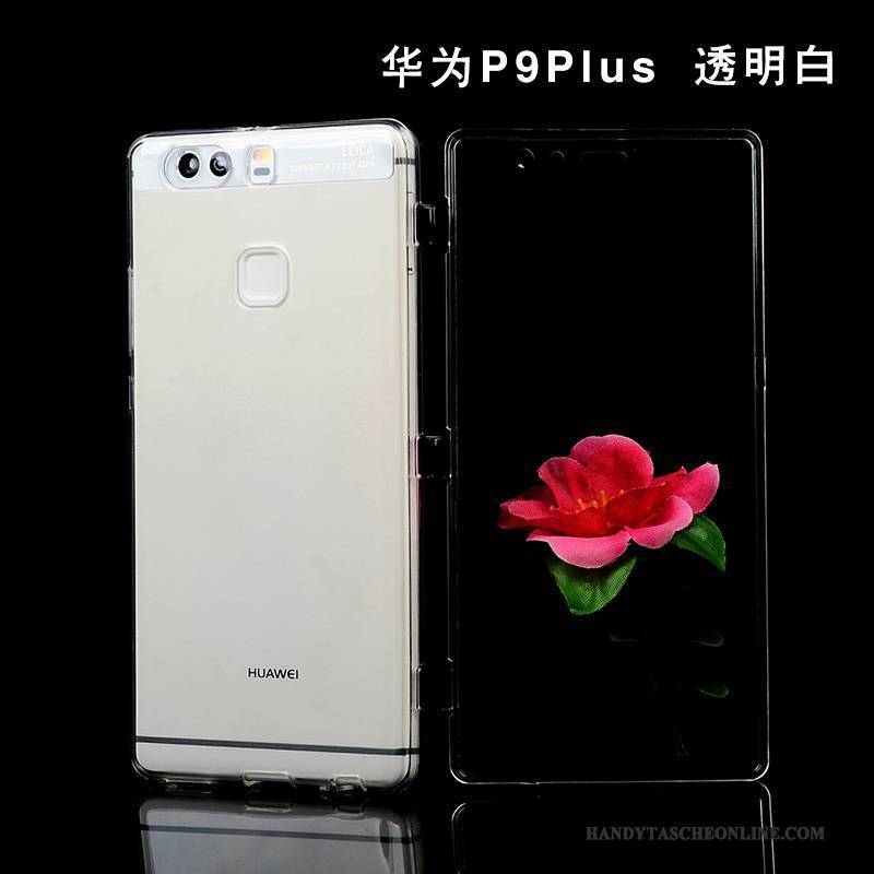 Hülle Huawei P9 Plus Schutz Lichtfarbe Anti-sturz, Case Huawei P9 Plus Folio Handyhüllen Grün