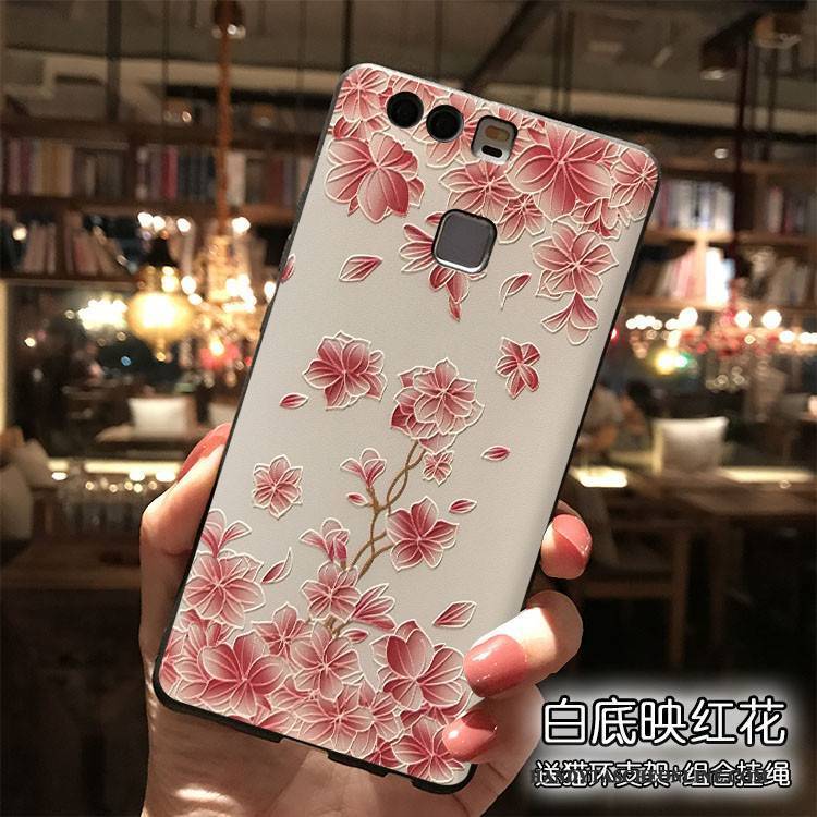 Hülle Huawei P9 Plus Silikon Gelb Nette, Case Huawei P9 Plus Rosa Persönlichkeit