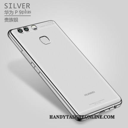 Hülle Huawei P9 Plus Silikon Überzug Handyhüllen, Case Huawei P9 Plus Schutz Silber Schlank