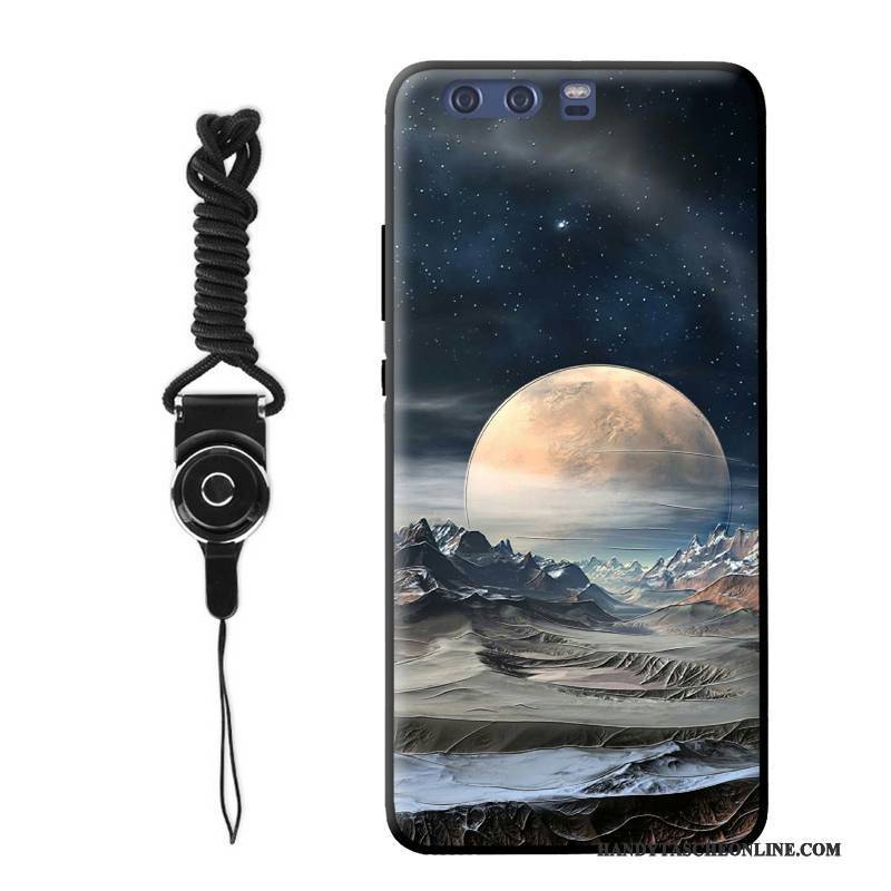 Hülle Huawei P9 Plus Taschen Handyhüllen Monat, Case Huawei P9 Plus Schutz Lila Liebhaber