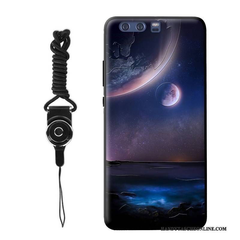 Hülle Huawei P9 Plus Taschen Handyhüllen Monat, Case Huawei P9 Plus Schutz Lila Liebhaber