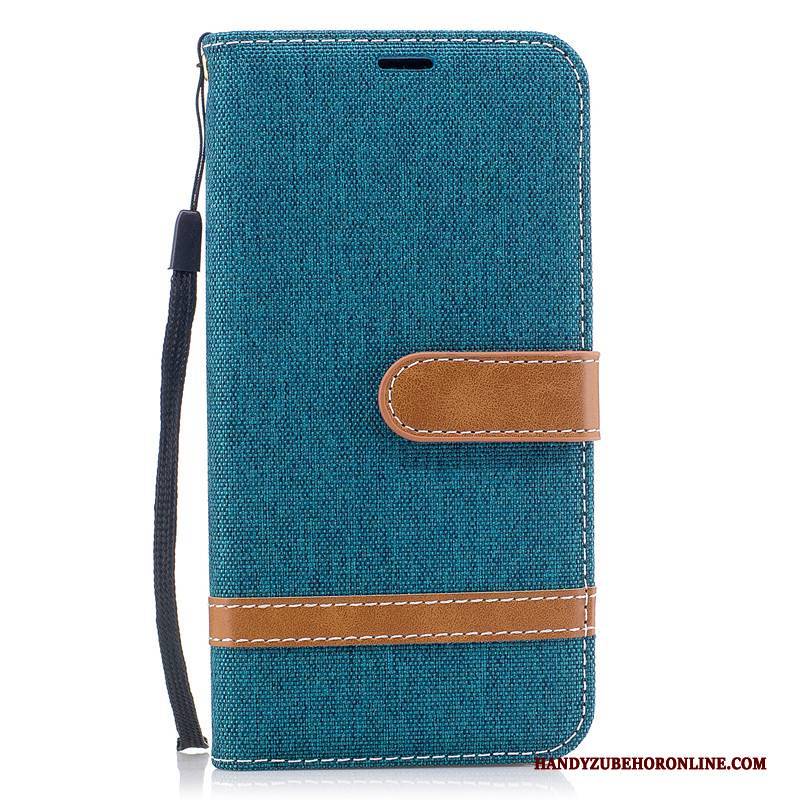 Hülle Huawei Y5 2018 Schutz Blau Denim, Case Huawei Y5 2018 Handyhüllen