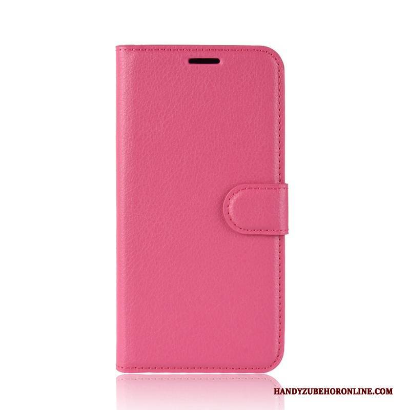 Hülle Huawei Y5 2018 Taschen Handyhüllen Anti-sturz, Case Huawei Y5 2018 Geldbörse Litchi Karte