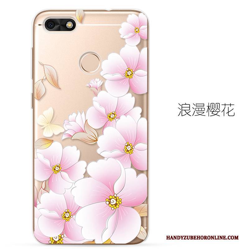 Hülle Huawei Y5 2018 Weiche Anti-sturz Transparent, Case Huawei Y5 2018 Silikon Handyhüllen