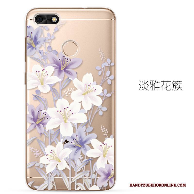 Hülle Huawei Y5 2018 Weiche Anti-sturz Transparent, Case Huawei Y5 2018 Silikon Handyhüllen