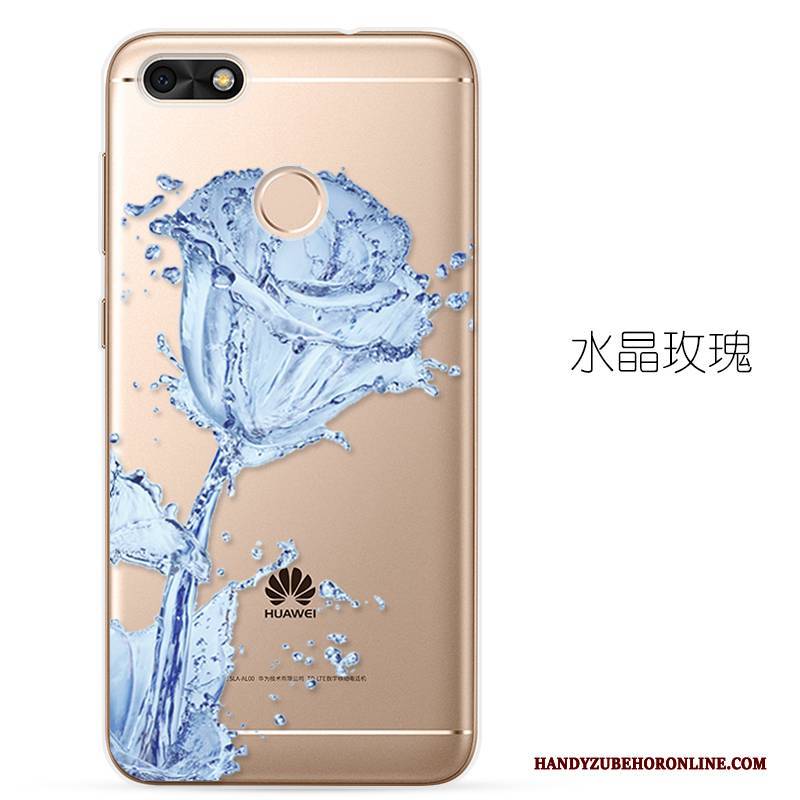 Hülle Huawei Y5 2018 Weiche Anti-sturz Transparent, Case Huawei Y5 2018 Silikon Handyhüllen