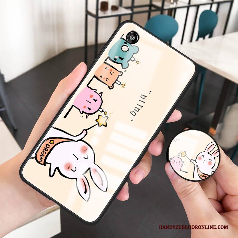 Hülle Huawei Y5 2019 Karikatur Nette Handyhüllen, Case Huawei Y5 2019 Schutz Glas Frisch