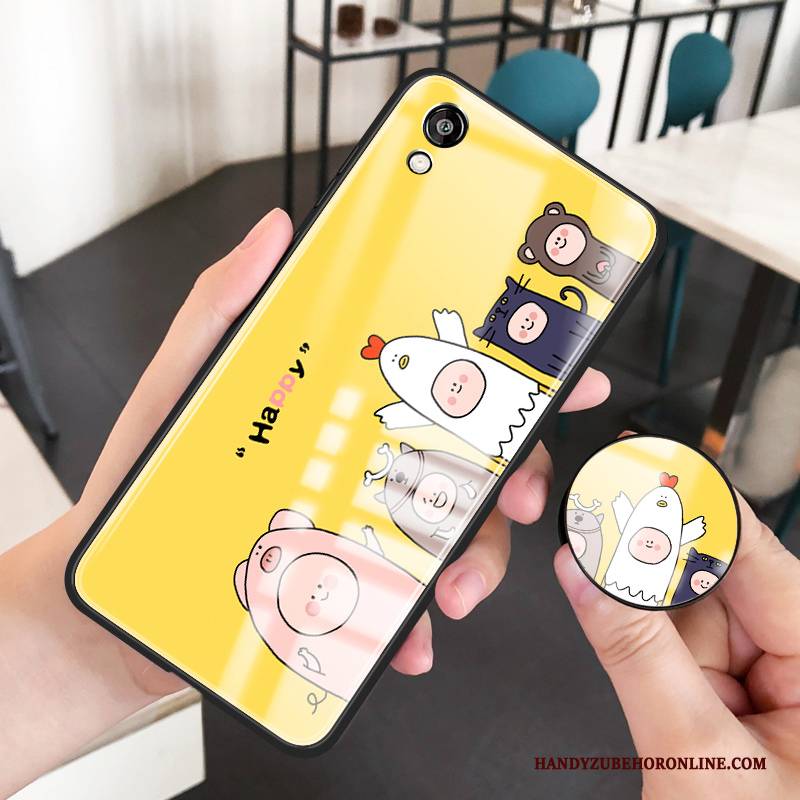 Hülle Huawei Y5 2019 Karikatur Nette Handyhüllen, Case Huawei Y5 2019 Schutz Glas Frisch