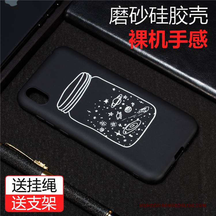 Hülle Huawei Y5 2019 Silikon Schwarz Anti-sturz, Case Huawei Y5 2019 Schutz Handyhüllen