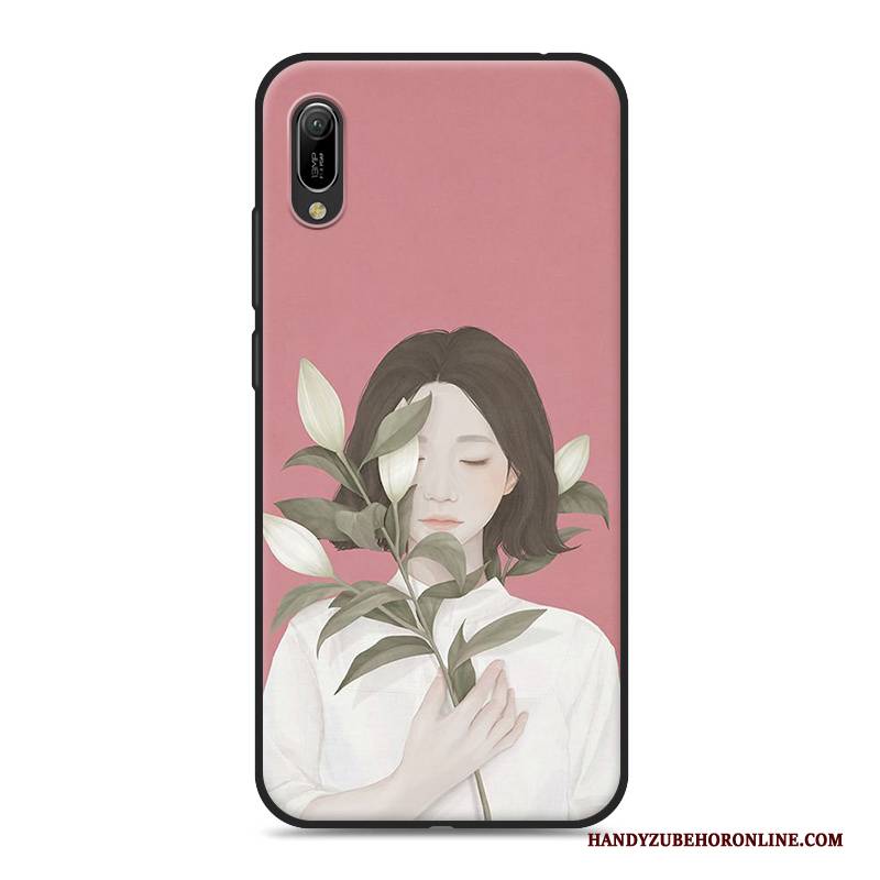 Hülle Huawei Y6 2019 Handyhüllen Kunst, Case Huawei Y6 2019 Mini Frisch