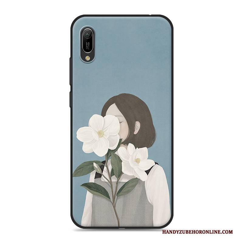 Hülle Huawei Y6 2019 Handyhüllen Kunst, Case Huawei Y6 2019 Mini Frisch